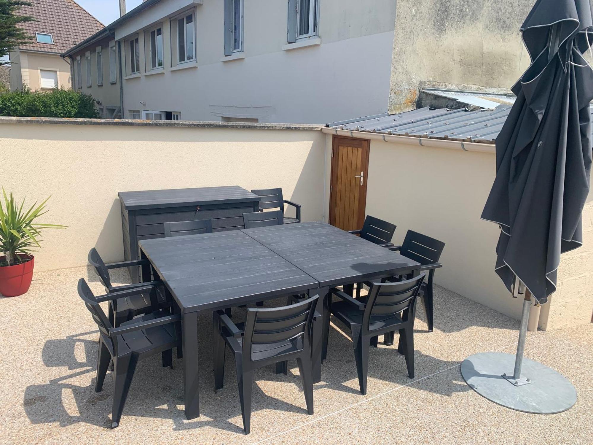 Maison Bord De Mer Chez Juju Grandcamp-Maisy Buitenkant foto